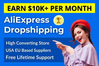 create profitable automated alidropship aliexpress dropshipping store