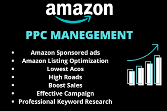 manage and optimize amazon PPC campaign, amazon PPC ads campaign for fba