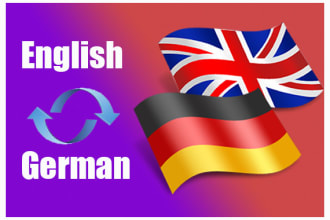 translate book english to german and german to english translation