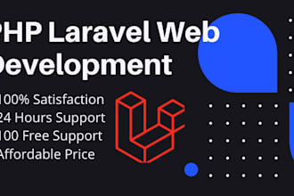 php laravel web developer for web development