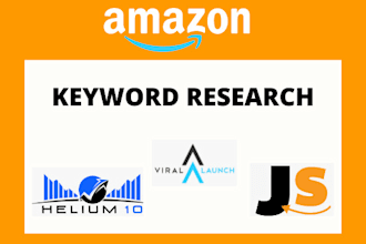 do amazon keyword research via helium 10 for organic sales
