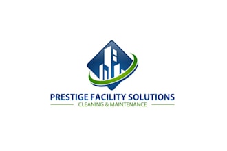 do clean house,janitorial or commercial cleaning logo design