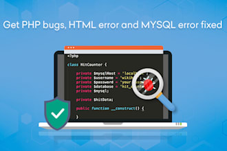 debug and fix php, mysql and webserver related errors