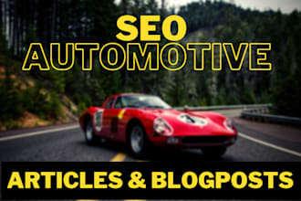 write compelling SEO friendly automotive content
