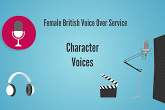 record various character voices