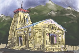 design a vector storyboards and watercolor illustrations