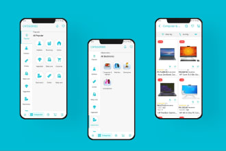 make ecommerce shopping apps, website with admin panel and unlimited features