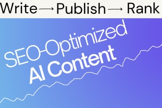 write rankable seo optimized ai article