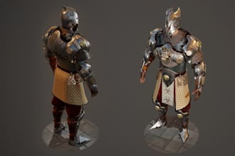 make low poly 3d character with unity 3d unreal engine