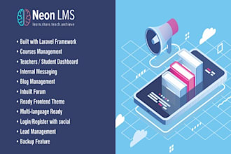 develop an lms website with in built zoom class