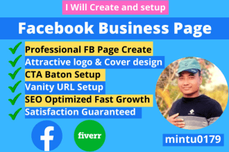 create and set up facebook business page properly