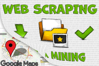 scrape google maps data with emails for business leads, collect local b2b leads