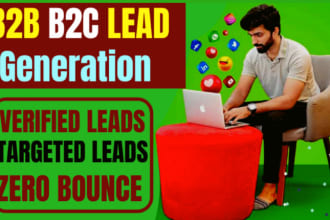 b2b linkedin sales navigator b2b lead generation email list building data entry