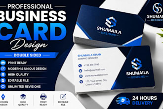 design professional and creative business cards