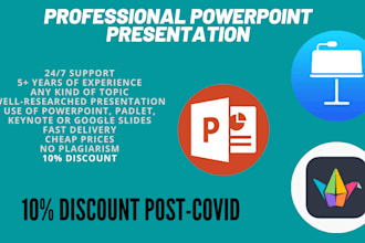 make a wonderful powerpoint presentation