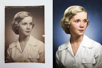 colorize black and white photo
