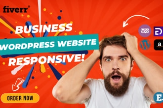 design your wordpress website, customization and fix bugs