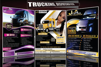 design dispatching, logistics, transportation, driver flyer