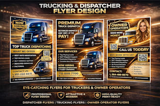 design dispatching, logistics, transportation, driver flyer