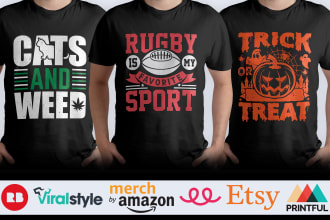 do creative custom graphic tshirt design and merchandise designs