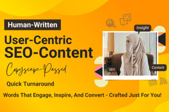 write engaging SEO optimized content in 2 days