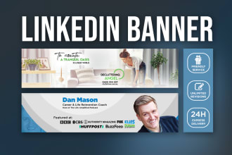 design linkedin cover banner design