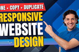 redesign, copy, clone or create your wordpress website with elementor