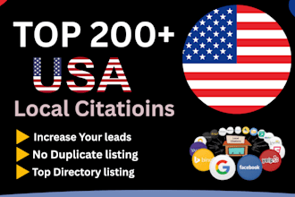 do USA local citations directory submissions for local seo ranking