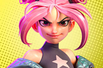 create high quality 3d characters for your games, animations