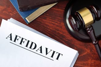 draft affidavits, motions and miscellaneous application