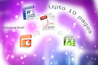 convert your document into PDF format