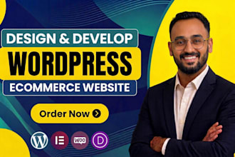 design webshop, woocommerce, ecommerce and elementor store in wordpress