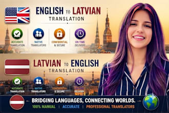 translate latvian to english or english to latvian translation