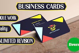 design modern business cards with creative ideas