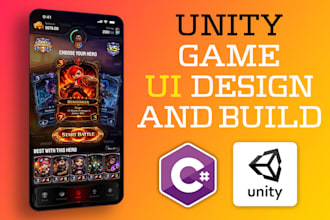 build responsive user interface for mobile android ios n desktop games in unity