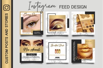 create professional instagram posts and story graphics