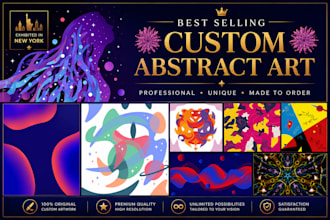 make creative abstract art for you