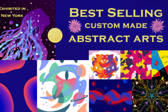 make creative abstract art for you