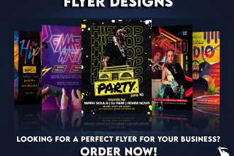 design a clean and professional flyer design urgently