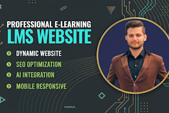 build learning management system lms website learning