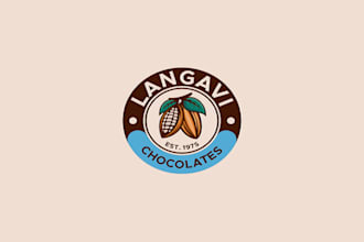 design an energetic chocolate bar logo