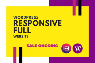 build wordpress website using astra and elementor pro