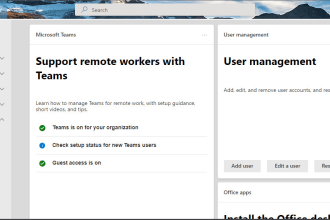 install and configure microsoft teams, exchange, office 365