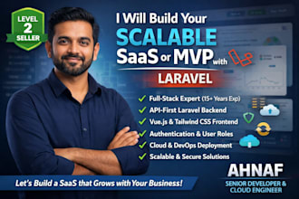 build your scalable saas or mvp using laravel