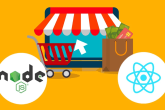 develop ecommerce application using react and firebase