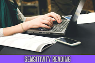 overview sensitivity reading check