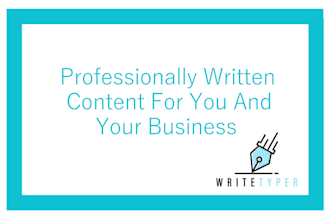 be your professional content writer