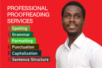 check your grammar, spelling and proofread your writing