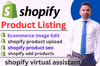 do professional shopify product listing and shopify data entry