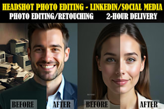 edit your headshot photo for linkedin, CV , social media or anything